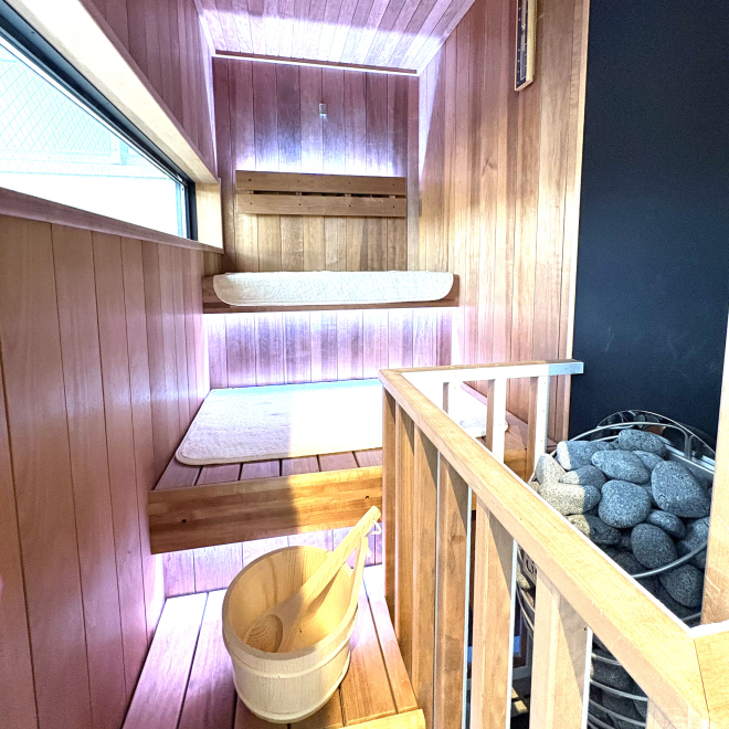 家族風呂内サウナ